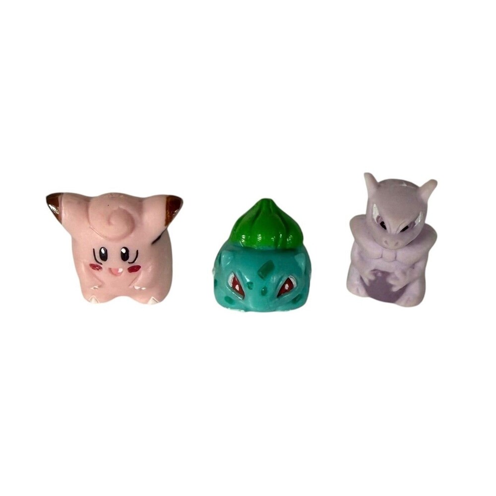 Vintage Pokemon Monopoly Replacement Token Pieces Clefairy Mewtwo Toy Doll
